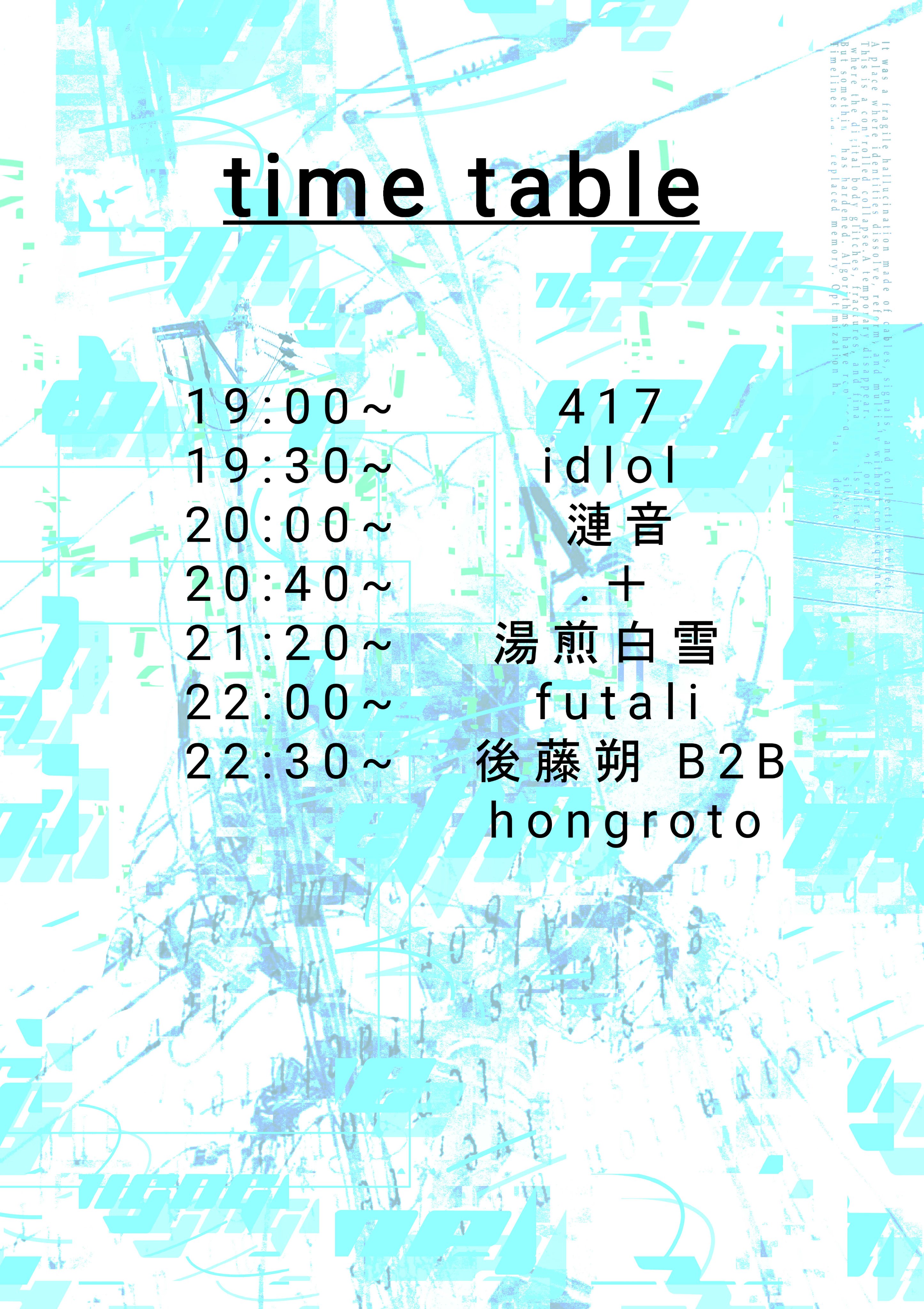 netHighGene vol.1のフライヤー