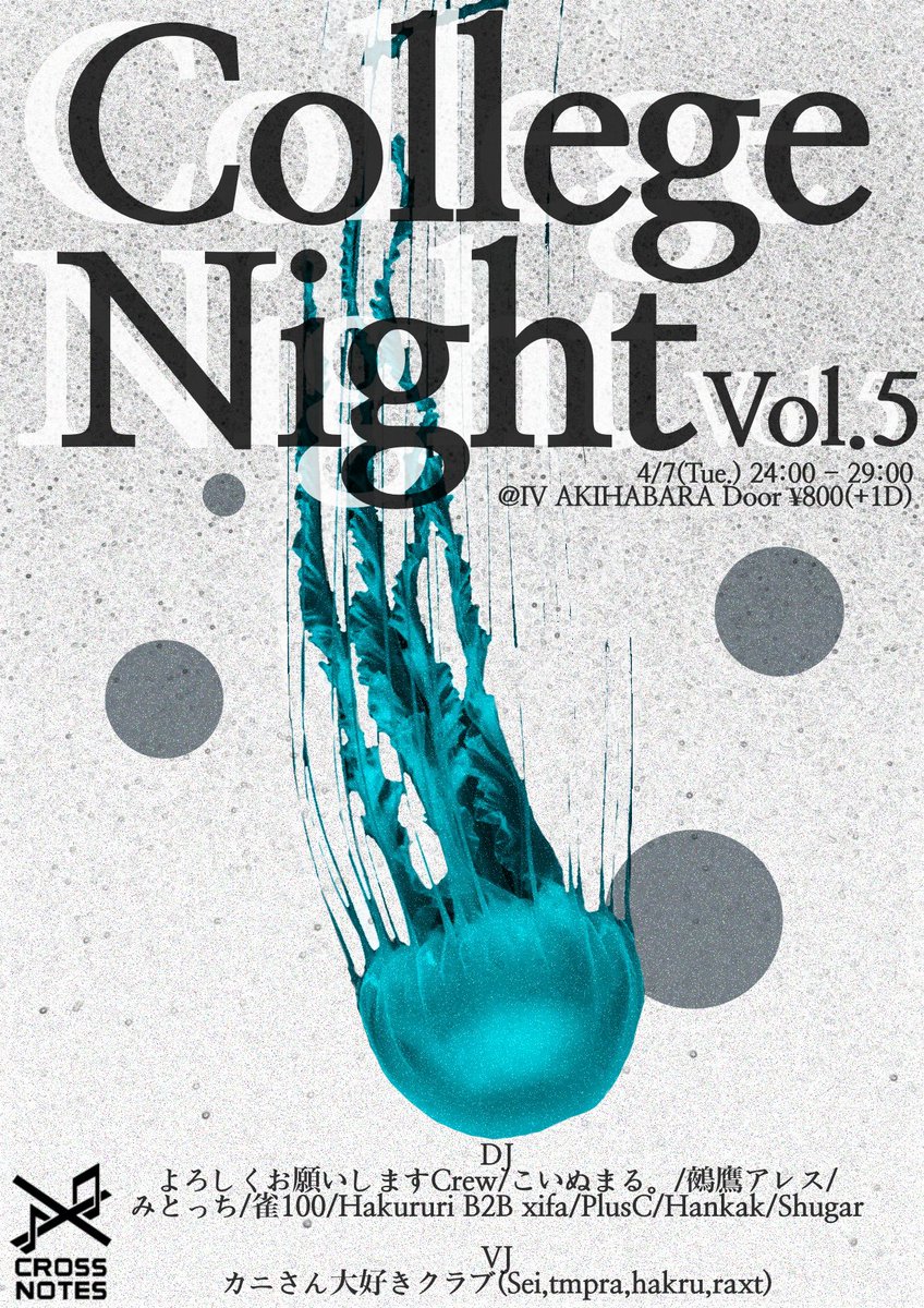 College Night vol.5のフライヤー